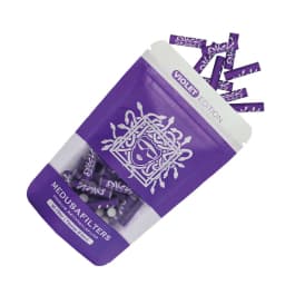Medusa Hybridfilters 6mm 50er Pack Violett
