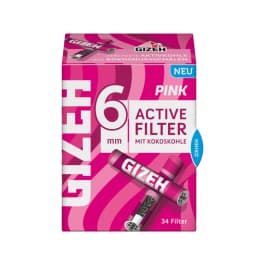 Gizeh Active Filter 6mm 34Stk. Pink