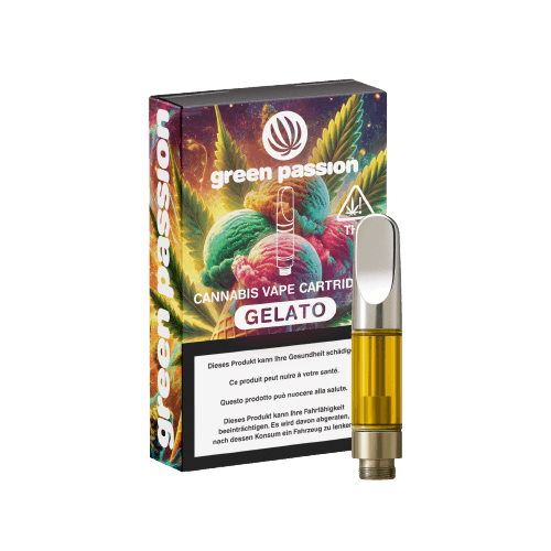 CBD Vape Cartridge Gelato 1ml 55% CBD