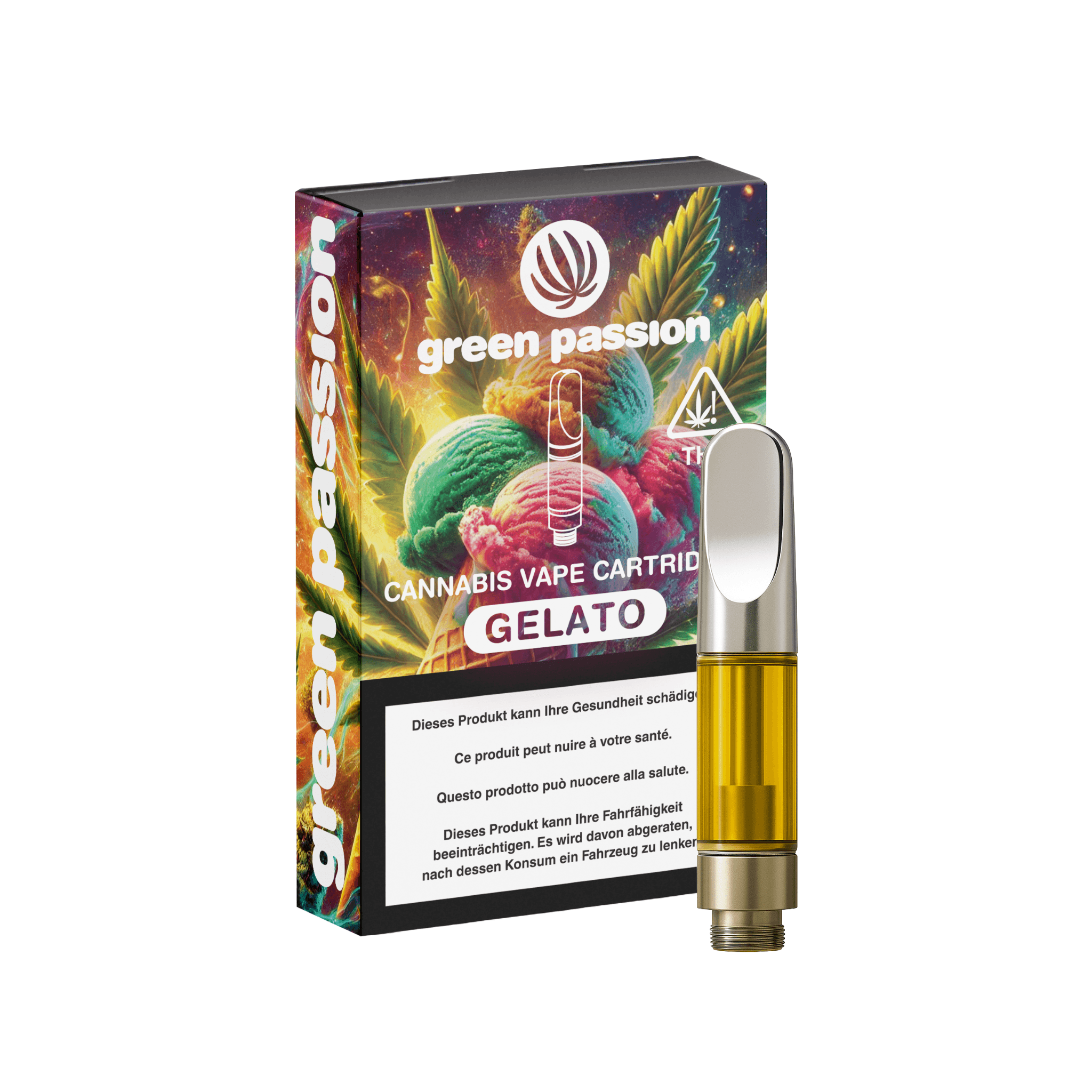CBD Vape Cartridge Gelato 1ml 55% CBD