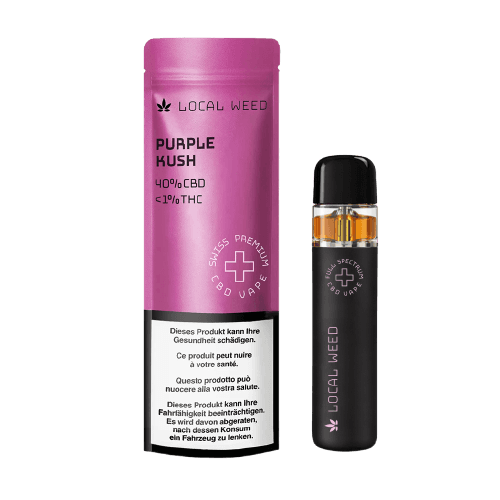 CBD Vape Vollspektrum Kit Purple Kush