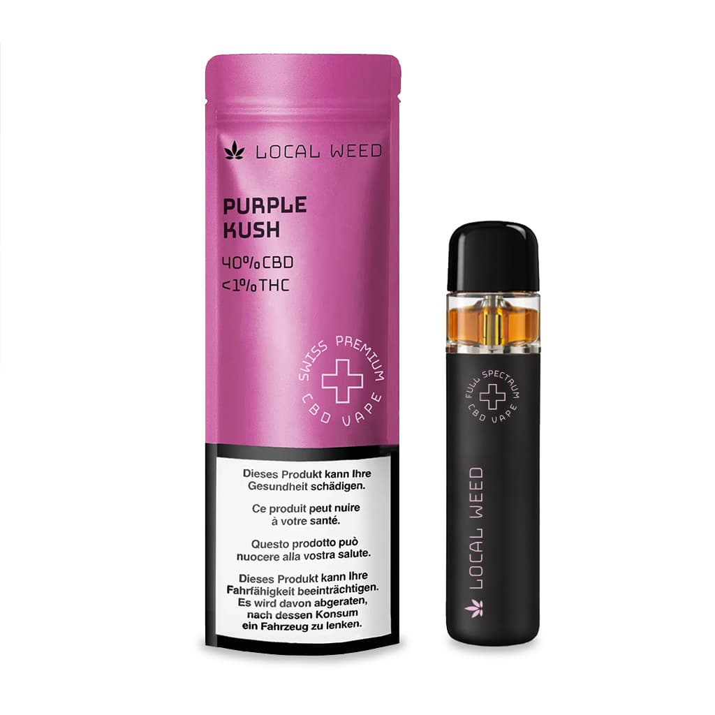 CBD Vape Vollspektrum Kit Purple Kush