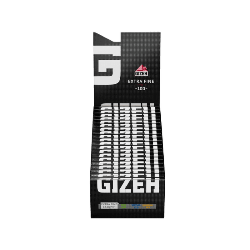 Gizeh Double Window Papers Extra Fine Black