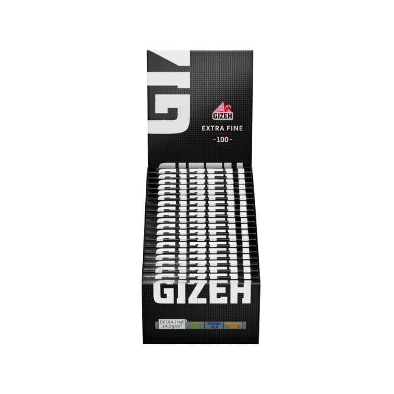 Gizeh Double Window Papers Extra Fine Black