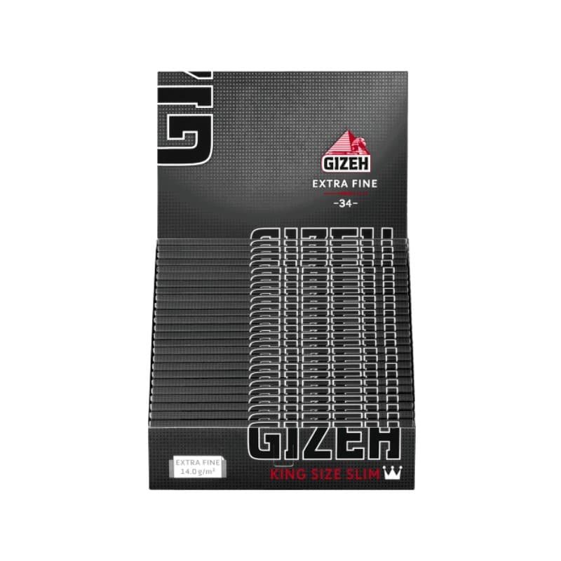 Gizeh Papers King Size Slim Black