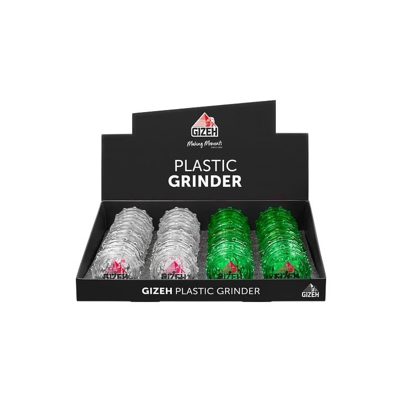 Gizeh Plastik Grinder 60mm 2 Teilig Weiss