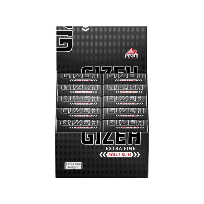 Gizeh Rolls Slim Black