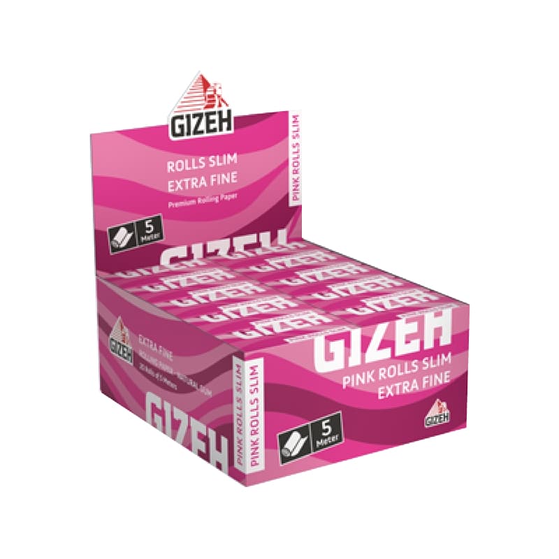Gizeh Rolls Slim Pink