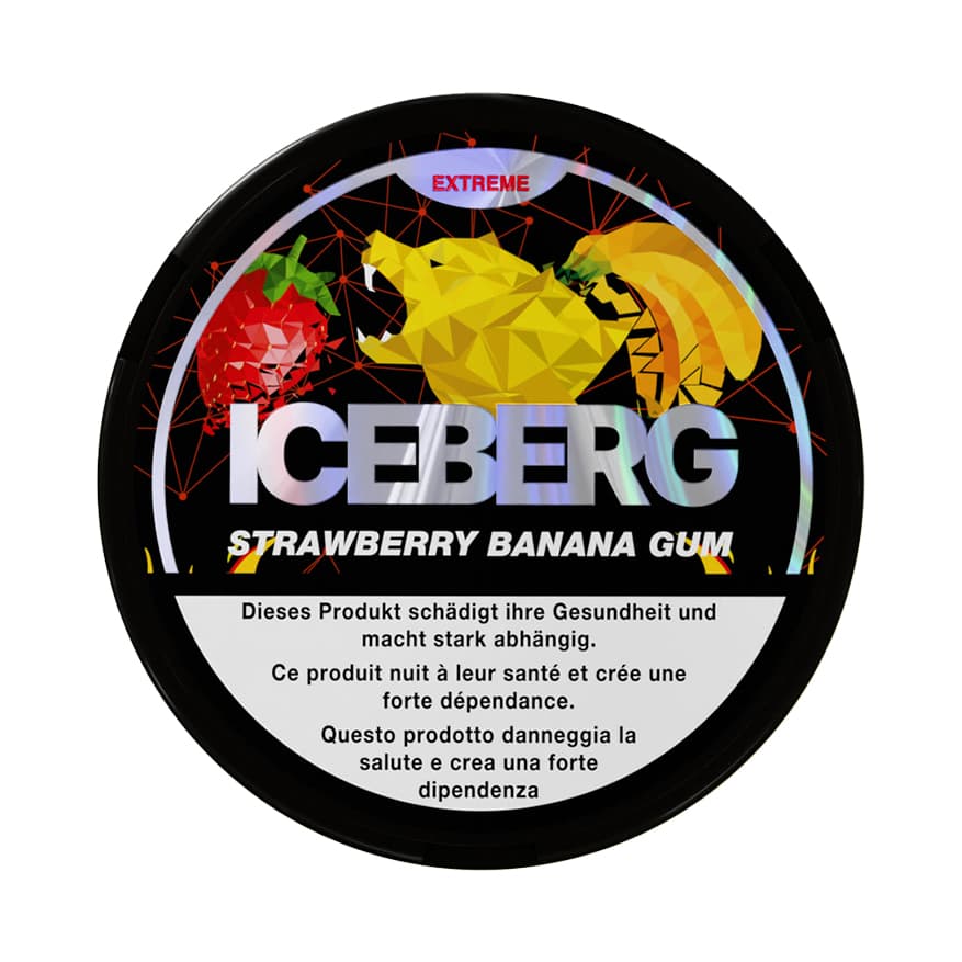 Iceberg Strawberry Banana Gum
