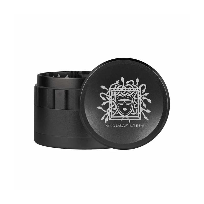 Medusa Ceramic Grinder 64mm 4 Teilig Schwarz